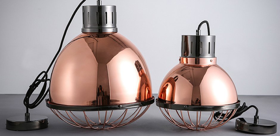 Подвесной светильник Ufo Copper Pendant Big Подвесной светильник Ufo Copper Pendant Big - Loft-Concept в Кирове