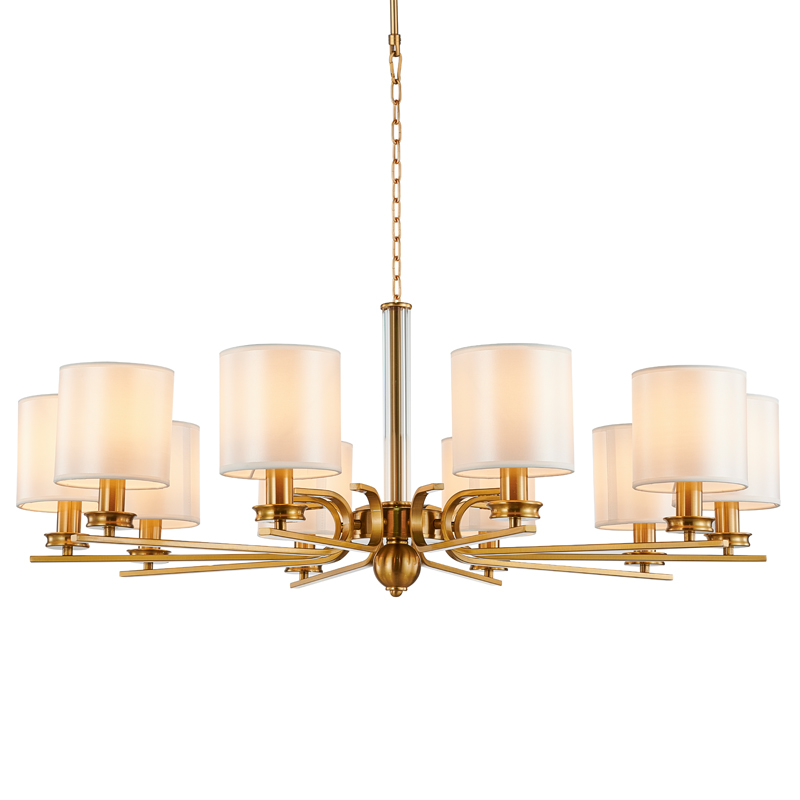 Люстра Armel Chandelier 94 Бронза Прозрачный Белый Люстра Armel Chandelier 94 Бронза Прозрачный Белый в Кирове | Loft Concept