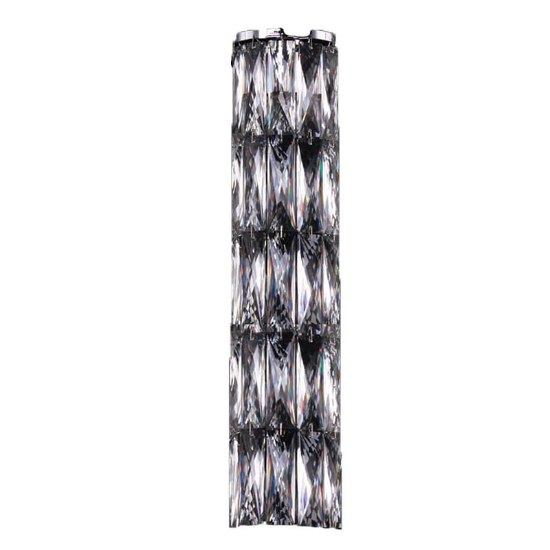 Бра Crystal Regena Chrome Wall Lamp 5 Хром Прозрачный (Transparent) Бра Crystal Regena Chrome Wall Lamp 5 Хром Прозрачный (Transparent) в Кирове | Loft Concept