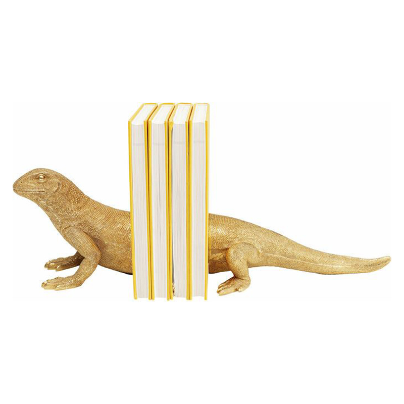 Держатель для книг фигурка Ящерица Lizard Золотой Держатель для книг фигурка Ящерица Lizard Золотой в Кирове | Loft Concept