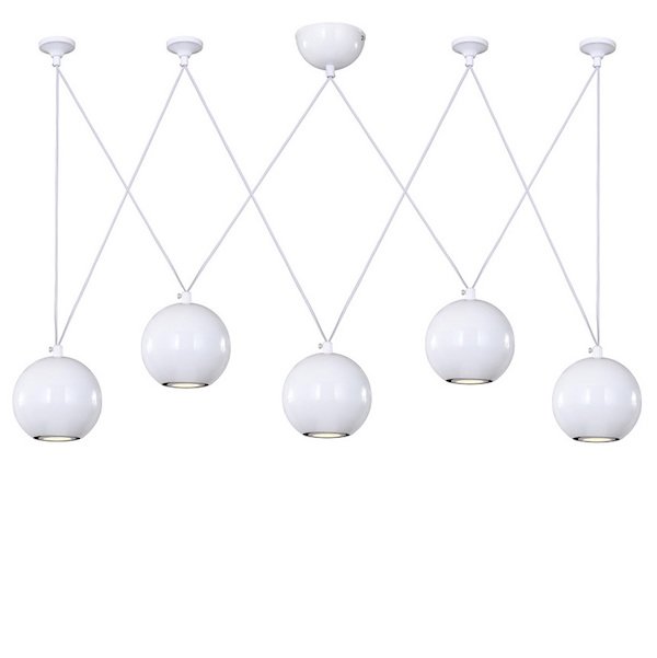 Подвесной светильник Multisphere Pendant White 5 Подвесной светильник Multisphere Pendant White 5 в Кирове | Loft Concept