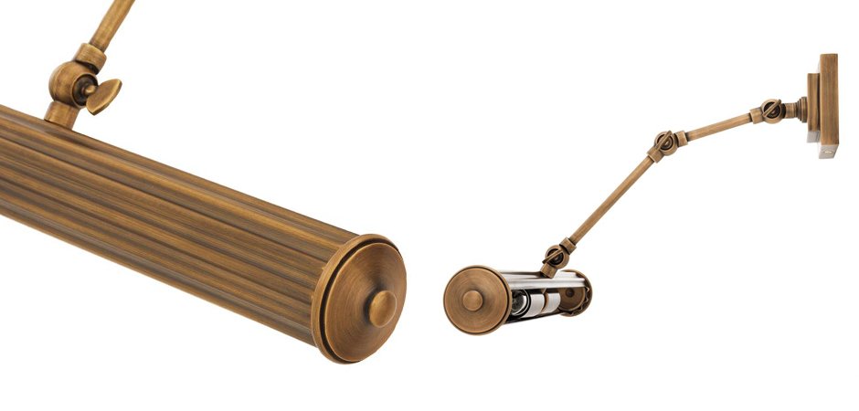 Бра Eichholtz Wall Lamp Luca L Brass Бра Eichholtz Wall Lamp Luca L Brass - Loft-Concept в Кирове