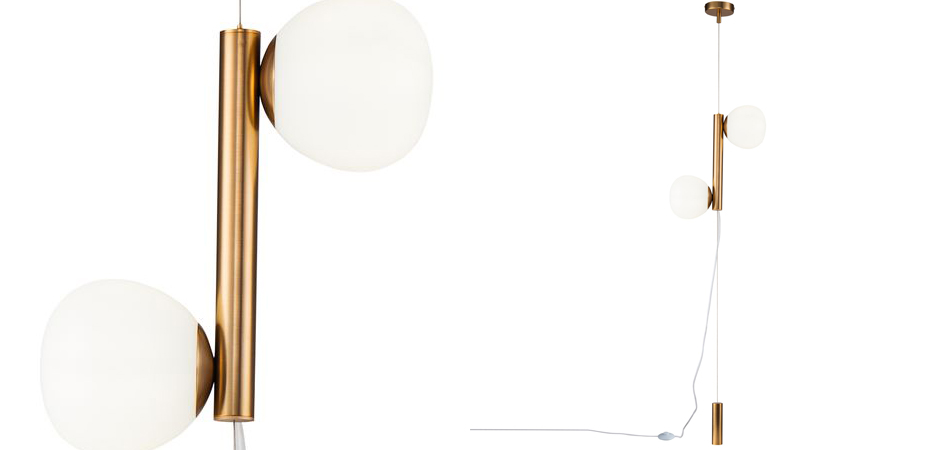 Торшер Tiepolo Ball Floor Lamp Double gold Торшер Tiepolo Ball Floor Lamp Double gold - Loft-Concept в Кирове
