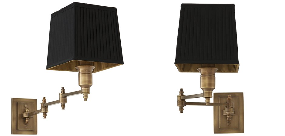 Бра Wall Lamp Lexington Swing Brass+Black Бра Wall Lamp Lexington Swing Brass+Black - Loft-Concept в Кирове