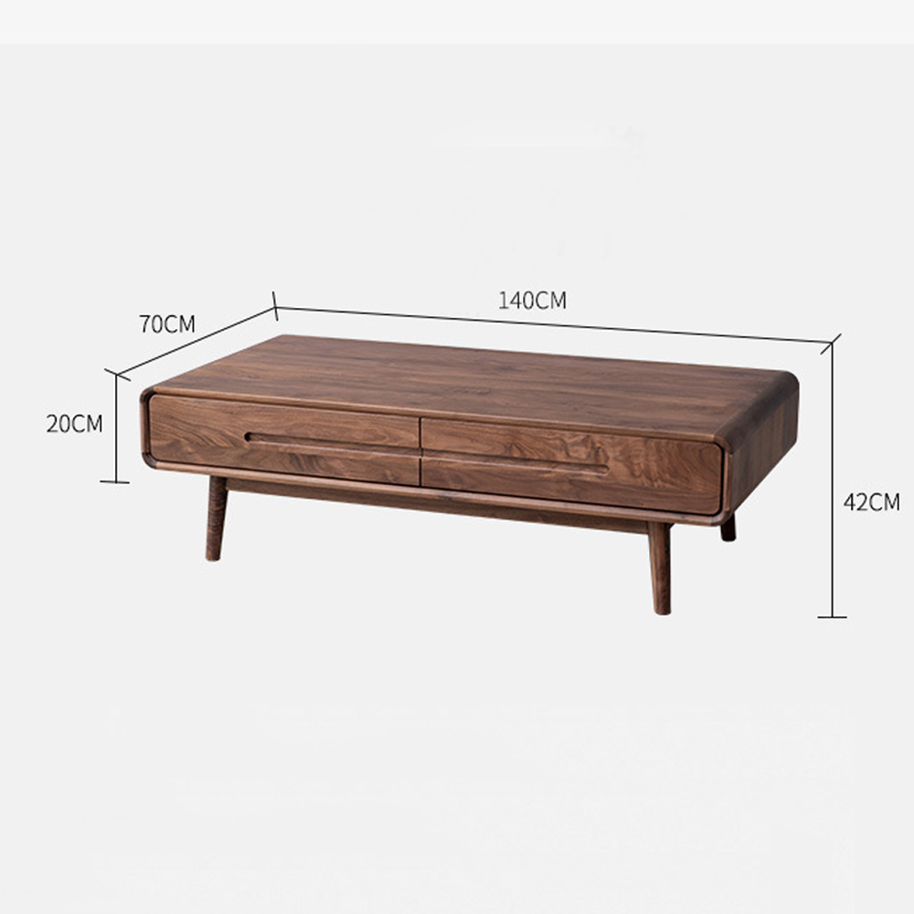Кофейный стол из массива дерева с выдвижными ящиками Coffee Walnut Table Кофейный стол из массива дерева с выдвижными ящиками Coffee Walnut Table в Кирове