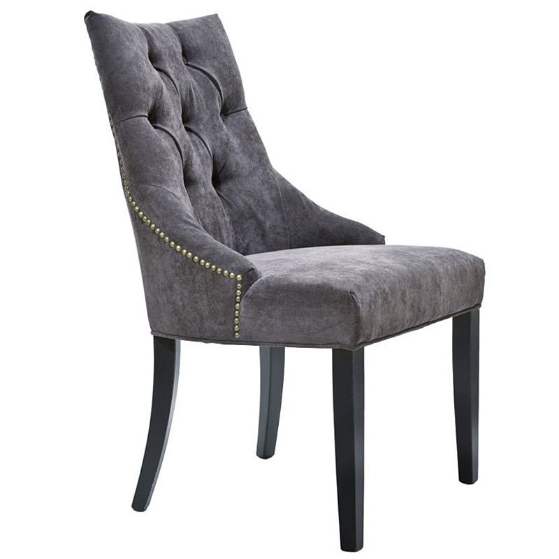Стул Roper Chair Серый Черный Стул Roper Chair Серый Черный в Кирове | Loft Concept