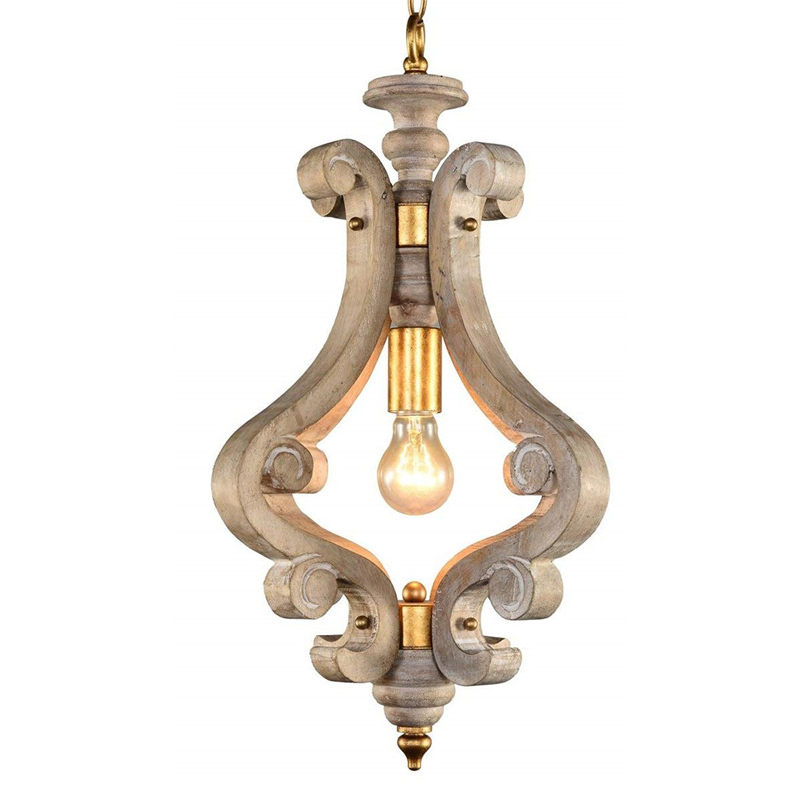 Подвесной светильник Santu Provence Hanging lamp Бежево-серый Подвесной светильник Santu Provence Hanging lamp Бежево-серый в Кирове | Loft Concept