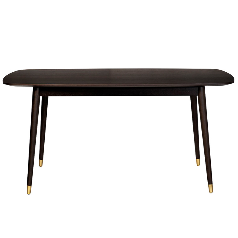 Обеденный стол Mateo Rectangle Dinner Table Коричневый Золотой Обеденный стол Mateo Rectangle Dinner Table Коричневый Золотой в Кирове | Loft Concept