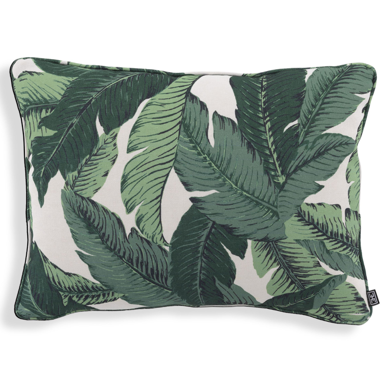 Подушка Eichholtz Pillow Mustique s Белый Зеленый Подушка Eichholtz Pillow Mustique s Белый Зеленый в Кирове | Loft Concept
