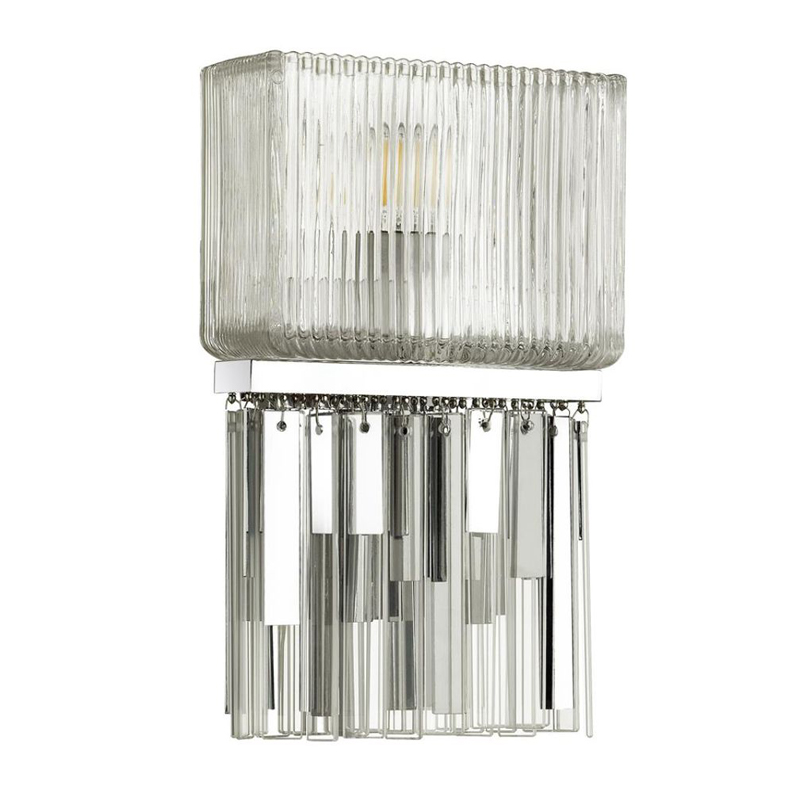 Бра Madelen Chrome Wall Lamp Хром Прозрачный (Transparent) Бра Madelen Chrome Wall Lamp Хром Прозрачный (Transparent) в Кирове | Loft Concept