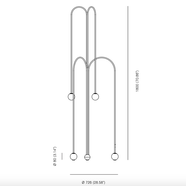 Торшер Michael Anastassiades Fontana Amorosa Crossette Торшер Michael Anastassiades Fontana Amorosa Crossette в Кирове