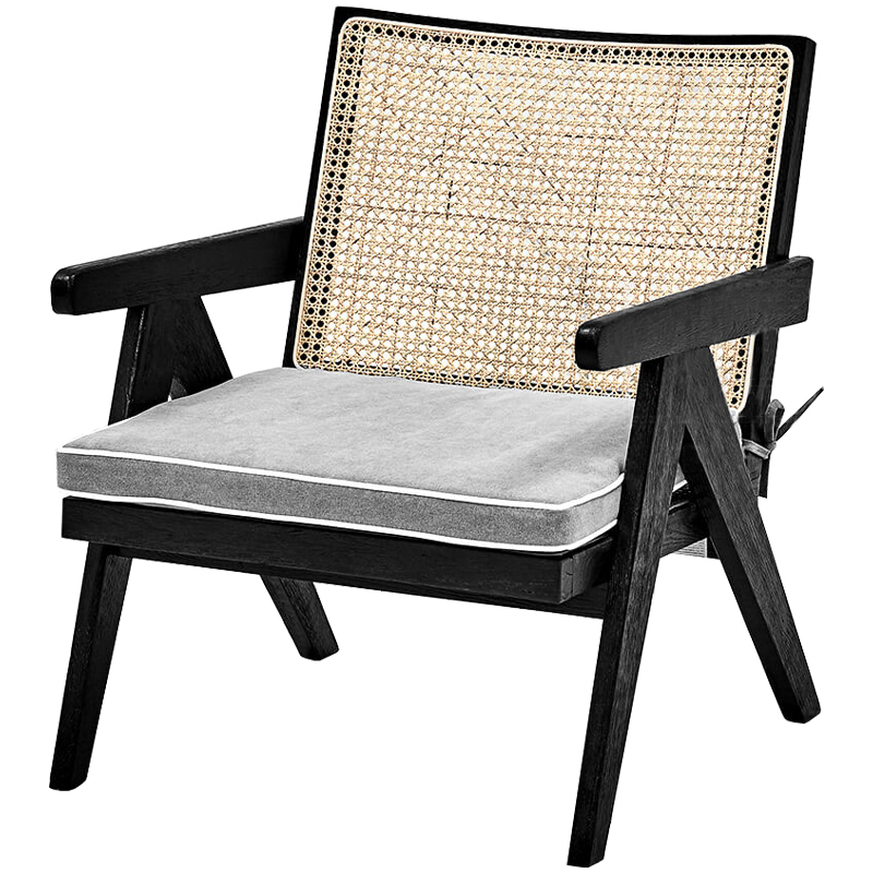 Кресло Leda Chair Черный Бежевый Серый Кресло Leda Chair Черный Бежевый Серый в Кирове | Loft Concept