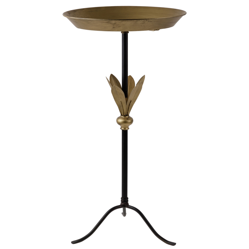 Приставной стол Leaves Side Table Золотой Черный Приставной стол Leaves Side Table Золотой Черный в Кирове | Loft Concept