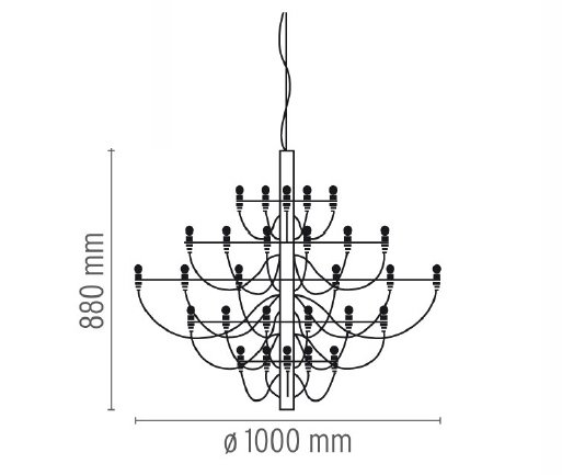 Люстра Flos 2097 50 Brass Люстра Flos 2097 50 Brass в Кирове