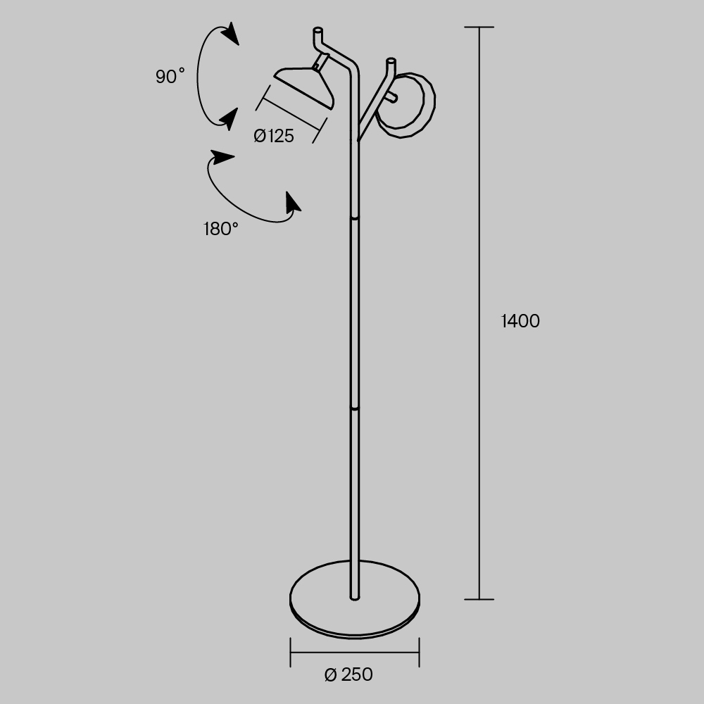 Напольный светильник Combo 3000-6000К 20Вт в Кирове