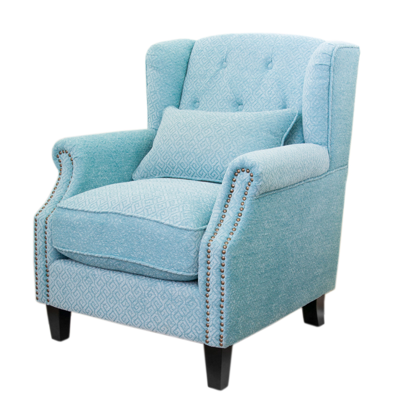 Кресло Edwige Armchair Velour Синий Кресло Edwige Armchair Velour Синий в Кирове | Loft Concept