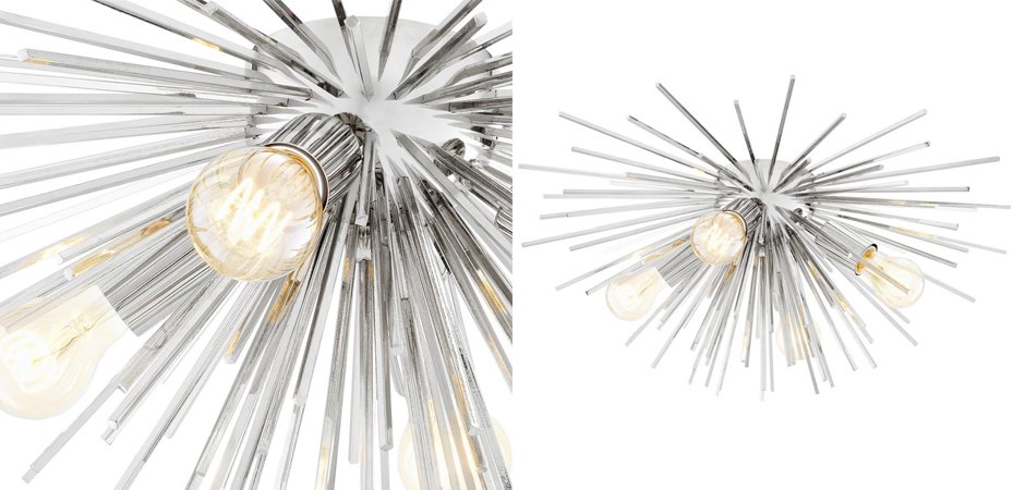 Потолочный светильник Ceiling Lamp Boivin Nickel Потолочный светильник Ceiling Lamp Boivin Nickel - Loft-Concept в Кирове