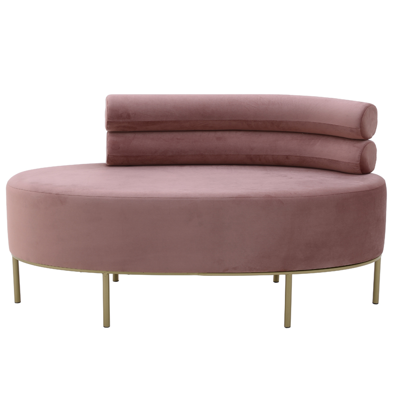 Кушетка Fening Lounge Pink Розовый Золотой Кушетка Fening Lounge Pink Розовый Золотой в Кирове | Loft Concept