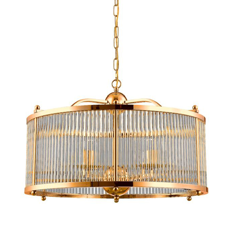 Люстра Gorden Gold Chandelier Золотой Прозрачное Стекло в Кирове | Loft Concept 