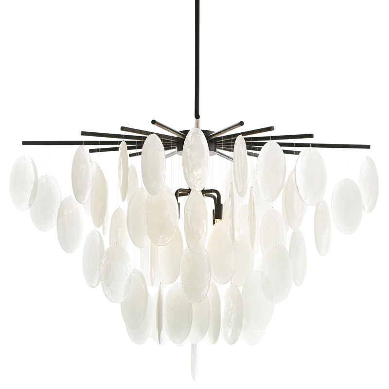 Люстра Arteriors TIFFANY CHANDELIER Черный Прозрачный Люстра Arteriors TIFFANY CHANDELIER Черный Прозрачный в Кирове | Loft Concept