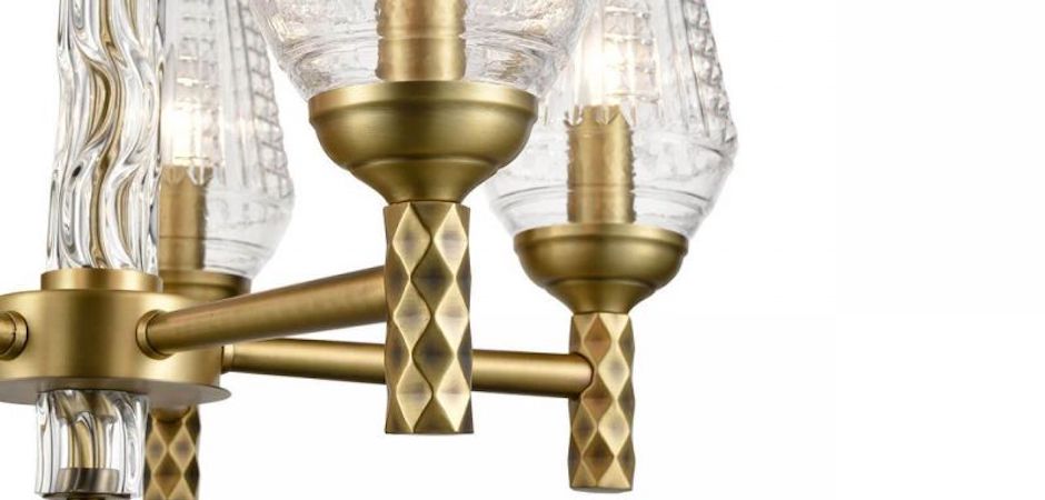 Люстра Ribbed Chandelier Люстра Ribbed Chandelier - Loft-Concept в Кирове