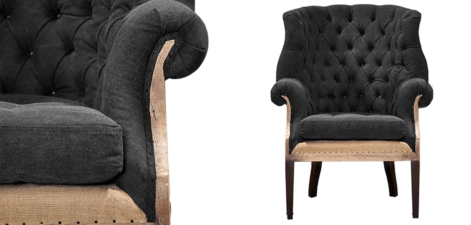 Кресло Gamilton Armchair Graphite Кресло Gamilton Armchair Graphite - Loft-Concept в Кирове