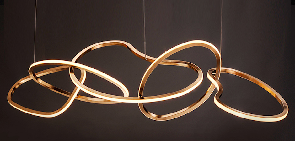 Unfolded Hanging RING Gold Unfolded Hanging RING Gold - Loft-Concept в Кирове