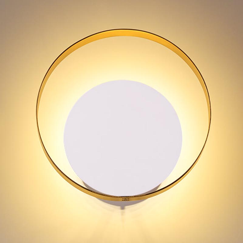 Бра Globo Ocular Sconce Circle White Золотой Белый Бра Globo Ocular Sconce Circle White Золотой Белый в Кирове | Loft Concept