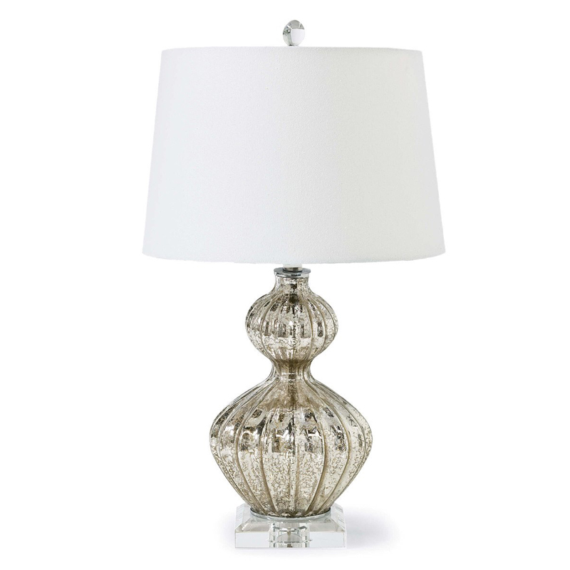 Настольная лампа Loraine Silver Table lamp Серебряный Настольная лампа Loraine Silver Table lamp Серебряный в Кирове | Loft Concept