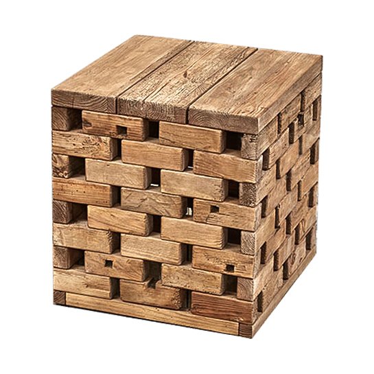 Приставной стол Wicker Bricks Коричневый Приставной стол Wicker Bricks Коричневый в Кирове | Loft Concept