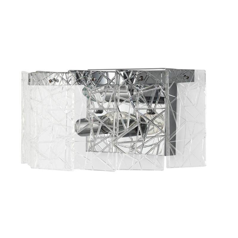 Бра Alvaro Crystal Wall Lamp Прозрачный Хром в Кирове | Loft Concept 
