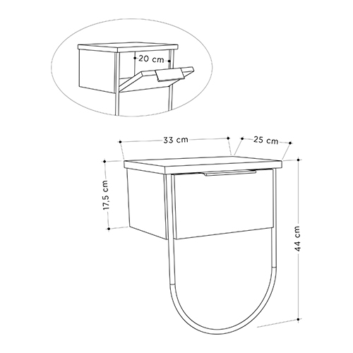 Прикроватная тумба бежево-серого цвета с откидной дверцей NORFOLK NIGHTSTAND LIGHT MOCHA Прикроватная тумба бежево-серого цвета с откидной дверцей NORFOLK NIGHTSTAND LIGHT MOCHA в Кирове