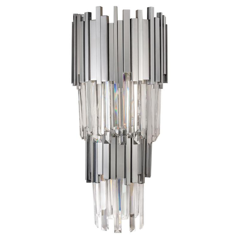 Бра Luxxu Modern Cascade Wall Lamp Silver 71 Прозрачное Стекло Серебряный Бра Luxxu Modern Cascade Wall Lamp Silver 71 Прозрачное Стекло Серебряный в Кирове | Loft Concept
