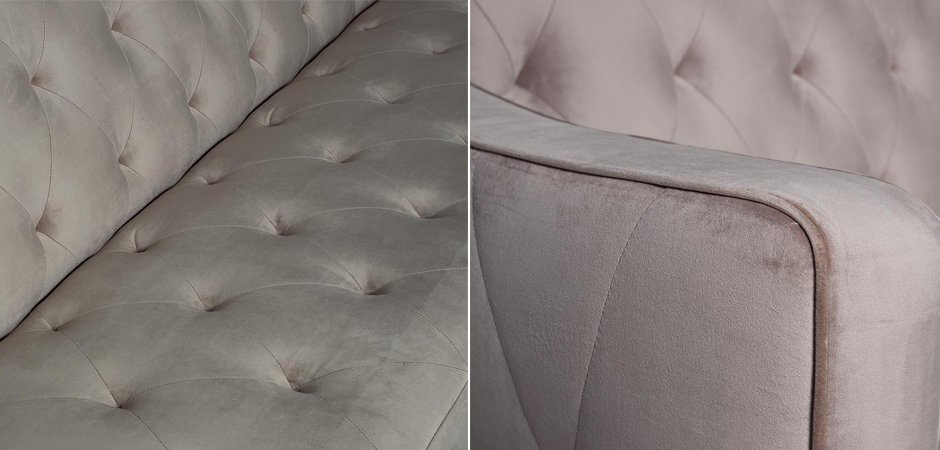 Диван Abbyson Emily Tufted Sofa Gray Диван Abbyson Emily Tufted Sofa Gray - Loft-Concept в Кирове