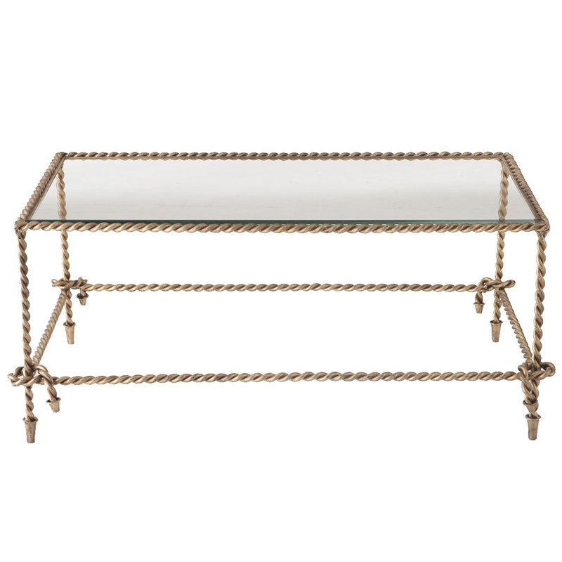 Кофейный стол Golden pigtail Золотой Кофейный стол Golden pigtail Золотой в Кирове | Loft Concept