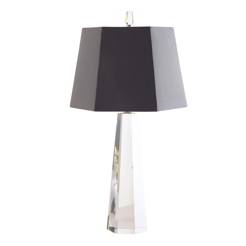 Настольная лампа Crystal Pyramid Table lamp Черный в Кирове | Loft Concept 