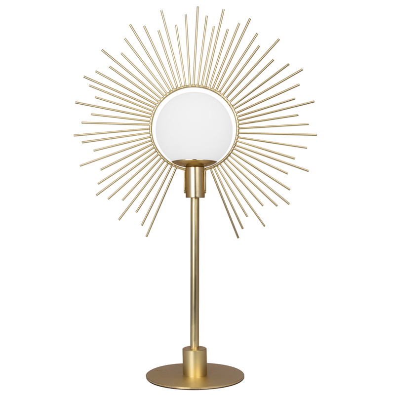 Настольная лампа Table lamp Soleil Латунь Белое матовое стекло Настольная лампа Table lamp Soleil Латунь Белое матовое стекло в Кирове | Loft Concept