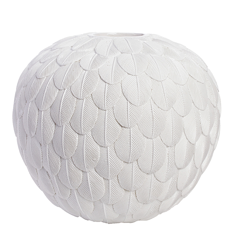 Ваза Feather Ball Белый Ваза Feather Ball Белый в Кирове | Loft Concept