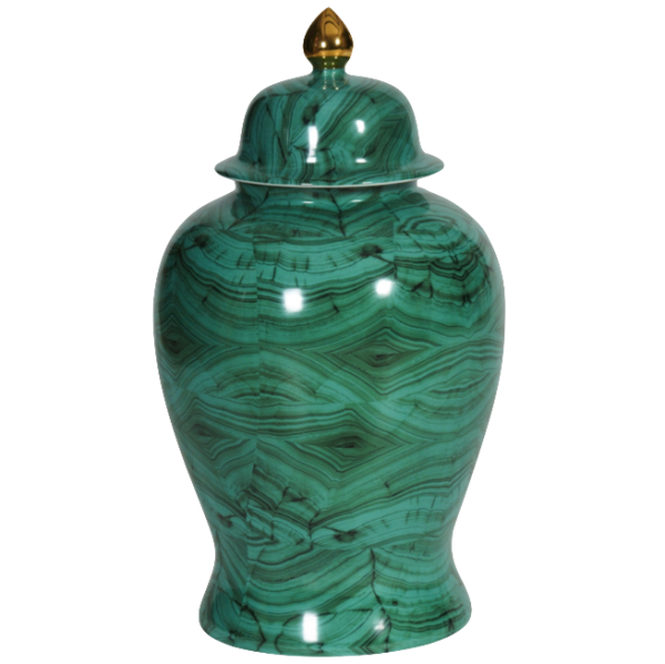 Ваза с крышкой Malachite Vase Малахит Ваза с крышкой Malachite Vase Малахит в Кирове | Loft Concept