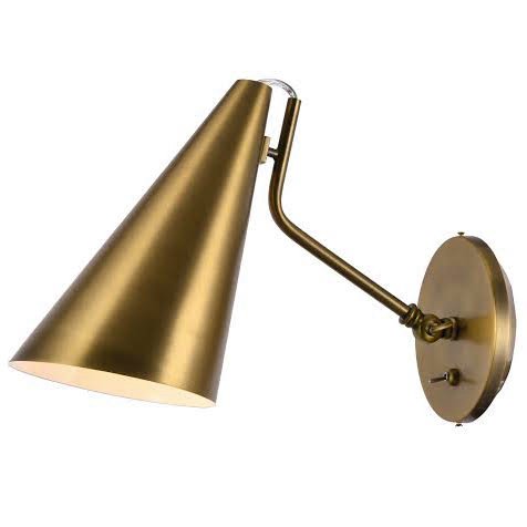 Бра VC light CLEMENTE wall lamp Латунь в Кирове | Loft Concept 