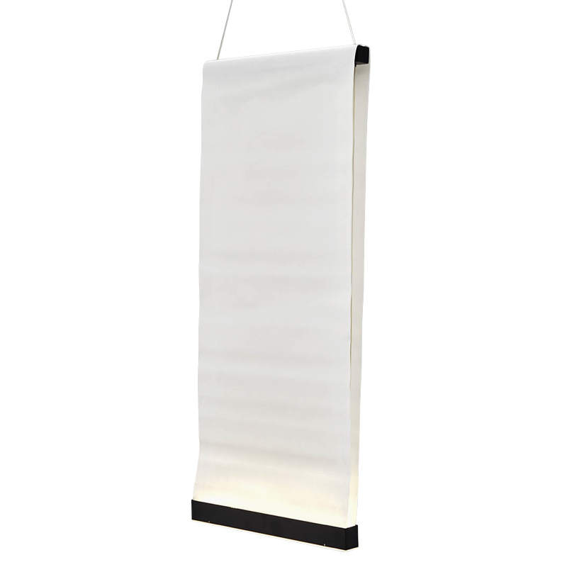 Дизайнерский подвесной светильник из текстиля CANVAS HANGING LAMP 90 Белый Черный Дизайнерский подвесной светильник из текстиля CANVAS HANGING LAMP 90 Белый Черный в Кирове | Loft Concept