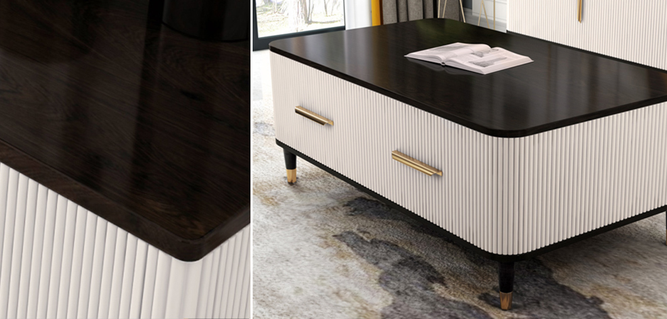 Birmingham Textured Coffee Table White Birmingham Textured Coffee Table White - Loft-Concept в Кирове