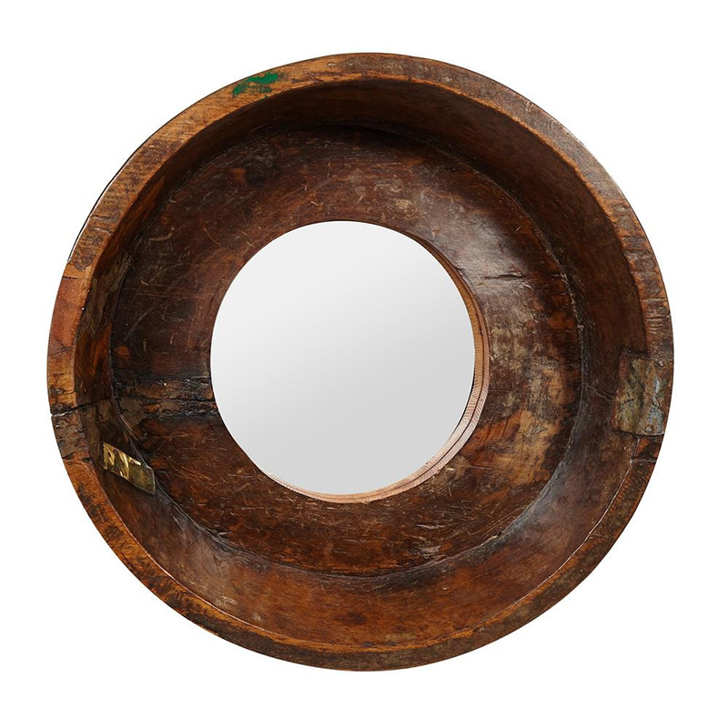 Зеркало Antique Indian Mango Wood Mirror Коричневый Зеркало Antique Indian Mango Wood Mirror Коричневый в Кирове | Loft Concept