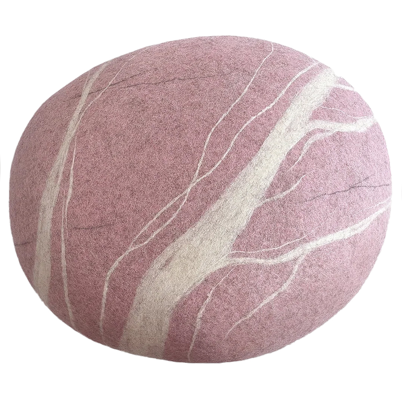 Пуф - Розовый Камень PINK DREAM Розовый Белый Пуф - Розовый Камень PINK DREAM Розовый Белый в Кирове | Loft Concept