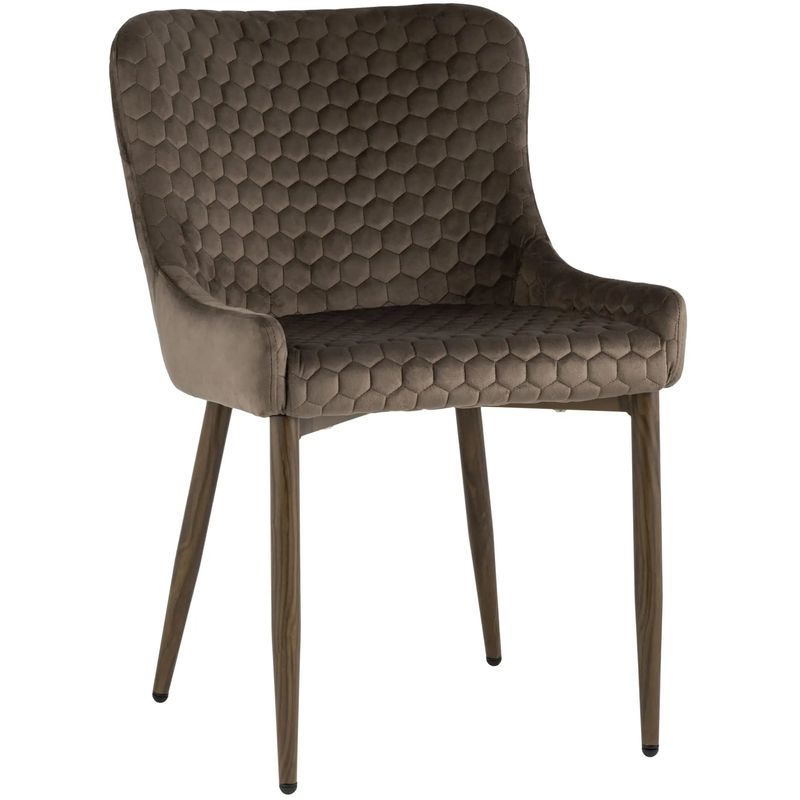 Стул Stitch Honey Chair Коричневый Велюр Коричневый Стул Stitch Honey Chair Коричневый Велюр Коричневый в Кирове | Loft Concept