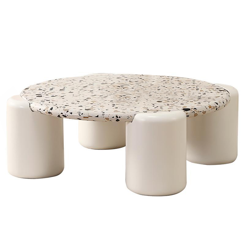 Кофейный стол Page Marble Coffee Table Бежевый Коричневый Кофейный стол Page Marble Coffee Table Бежевый Коричневый в Кирове | Loft Concept