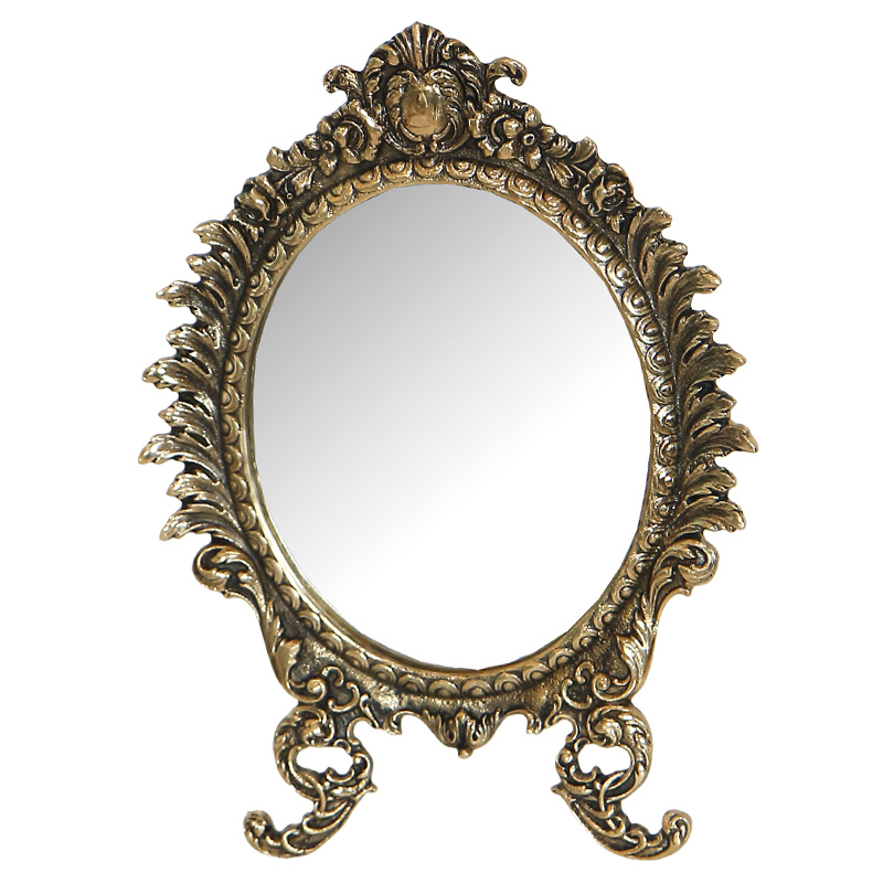 Зеркало настольное в бронзовой раме King Bronze Mirrors Бронза Зеркало настольное в бронзовой раме King Bronze Mirrors Бронза в Кирове | Loft Concept