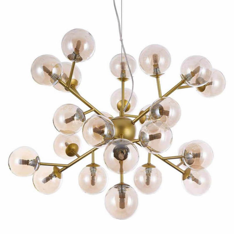 Люстра Berries Chandelier Amber 65 матовое золото Янтарь (Amber) Люстра Berries Chandelier Amber 65 матовое золото Янтарь (Amber) в Кирове | Loft Concept