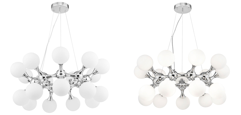Люстра MOONDROP Chandelier Chromium 18 Люстра MOONDROP Chandelier Chromium 18 - Loft-Concept в Кирове