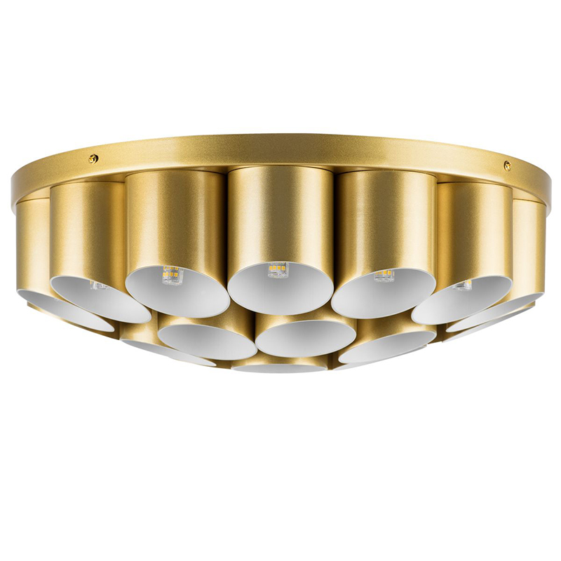 Потолочный светильник Garbi Gold Pipe Organ Ceiling Lamp 22 Золотой Белый Потолочный светильник Garbi Gold Pipe Organ Ceiling Lamp 22 Золотой Белый в Кирове | Loft Concept